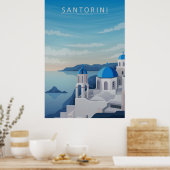 Santorini Poster (Keuken)