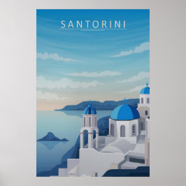 Santorini Poster
