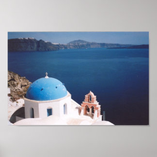 Santorini Poster