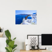 Santorini Poster (Thuiskantoor)