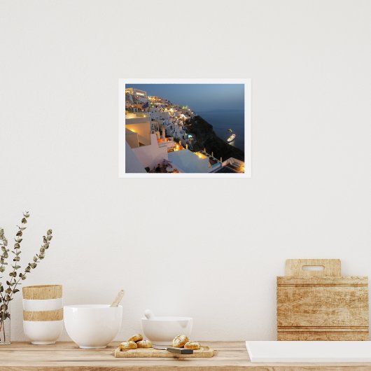 Santorini Poster (Keuken)