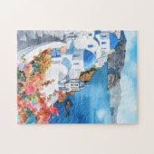 Santorini Puzzel Escape" (Horizontaal)