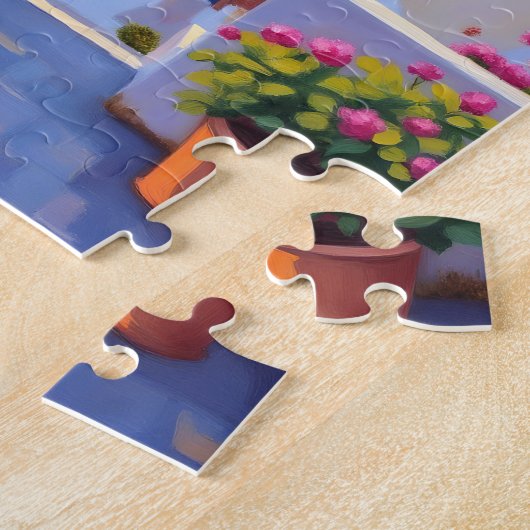 Santorini Puzzle Legpuzzel (Zijkant)