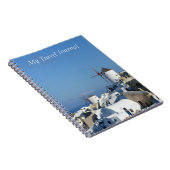 Santorini Reisjournaal Notitieboek (Rechterzijde)