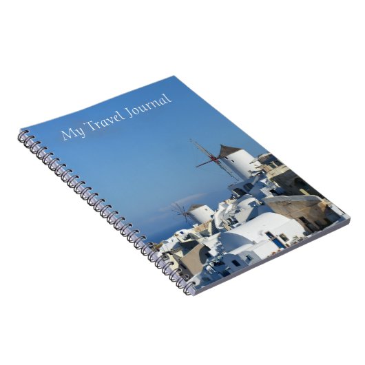 Santorini Reisjournaal Notitieboek (Rechterzijde)