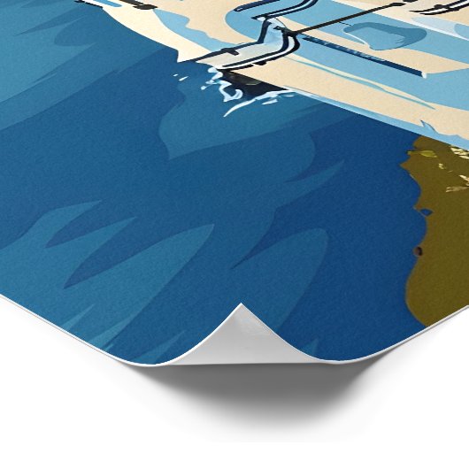 Santorini Reizen Poster (Hoek)