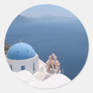 Santorini Ronde Sticker