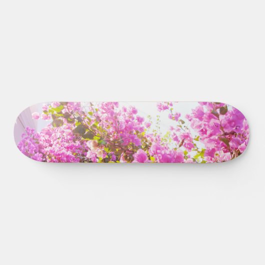 Santorini Roze Bloemdromen #1 #wall #art Persoonlijk Skateboard (Horizontaal)