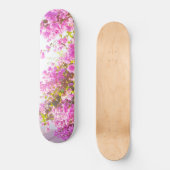 Santorini Roze Bloemdromen #1 #wall #art Persoonlijk Skateboard (Voorkant)