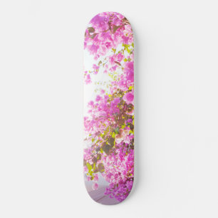Santorini Roze Bloemdromen #1 #wall #art Persoonlijk Skateboard