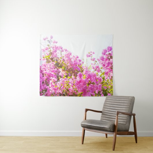 Santorini Roze Bloemdromen #1 #wall #art Wandkleed (In Situ (horizontaal))