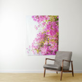 Santorini Roze Bloemdromen #1 #wall #art Wandkleed (In situ)