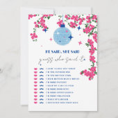 Santorini Roze bruid Hij zei, ze zei Game kaart (Voorkant)