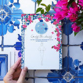 Santorini Roze bruids Raad de jurk Spelkaart Kaart