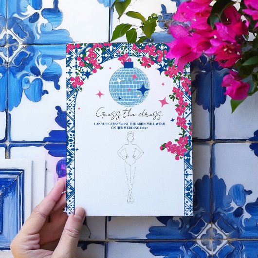 Santorini Roze bruids Raad de jurk Spelkaart Kaart