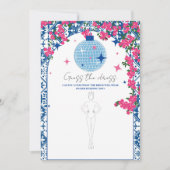 Santorini Roze bruids Raad de jurk Spelkaart Kaart (Voorkant)