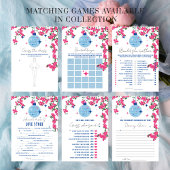 Santorini Roze vrijgezellenfeest bingo Spelkaart Kaart