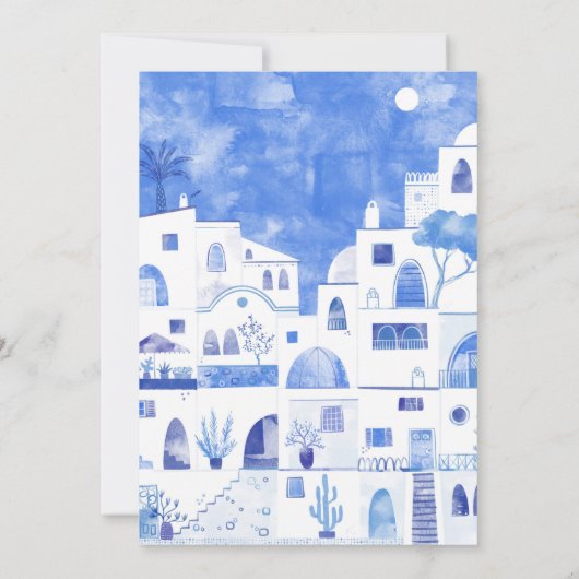 Santorini Save The Date (Achterkant)