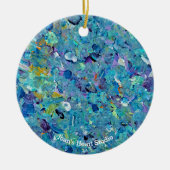 Santorini Seaglass Ornament (Voorkant)