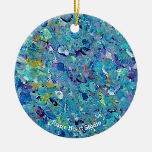 Santorini Seaglass Ornament (Voorkant)