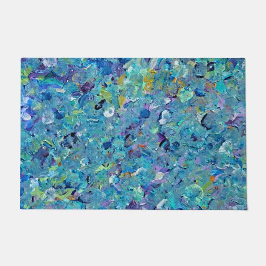 Santorini Seaglass Outdoor Rug Deurmat (Voorkant)