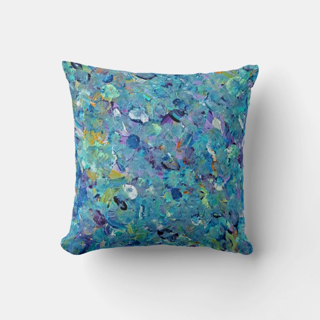 Santorini Seaglass Sierkussen (Voorkant)