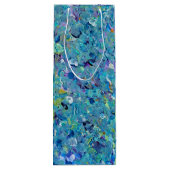 Santorini Seaglass Wine Gift Bag Wijn Cadeautas (Achterkant)