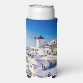 Santorini Seltzer Blikjeskoeler (Seltzer Voorkant)