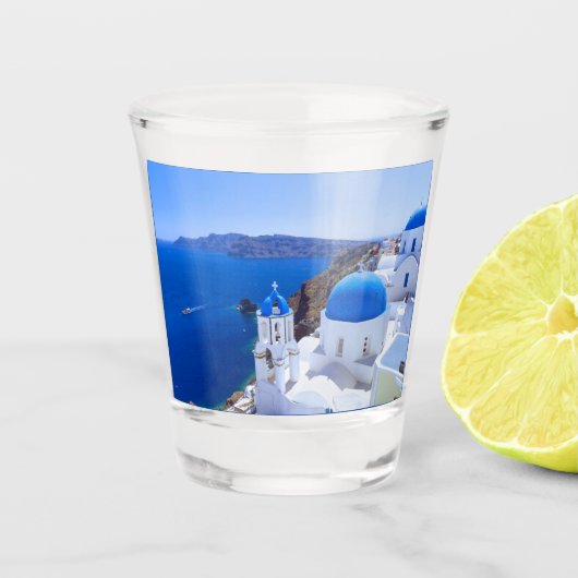 Santorini Shot Glas (Voorkant)