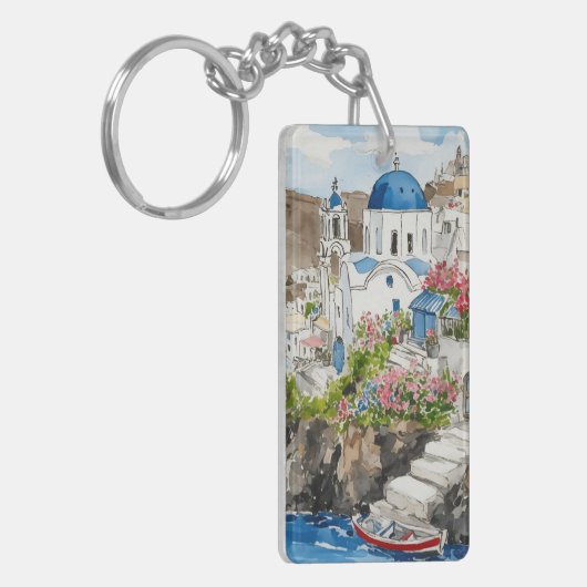 Santorini Sleutelhanger (Voorkant Links)