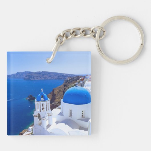 Santorini Sleutelhanger (Achterkant)