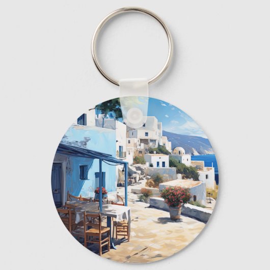Santorini-Sleutelhangers Sleutelhanger (Voorkant)