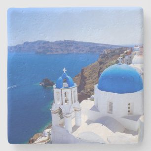 Santorini Stenen Onderzetter