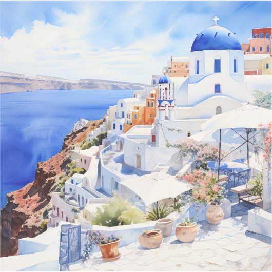Santorini Sticker (Voorkant)