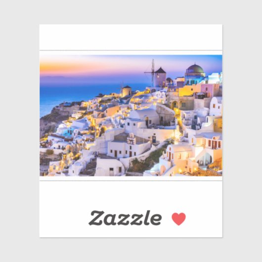 Santorini Sticker (Vel)