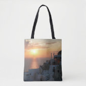 Santorini Sunset All Over Print Canvas tas (Voorkant)
