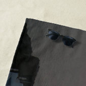 Santorini Sunset Beach Towel Strandlaken (In situ)