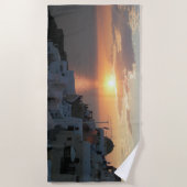Santorini Sunset Beach Towel Strandlaken (Voorkant)