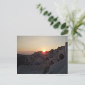 Santorini Sunset Briefkaart (Staand voorkant)