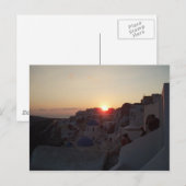 Santorini Sunset Briefkaart (Voorkant / Achterkant)