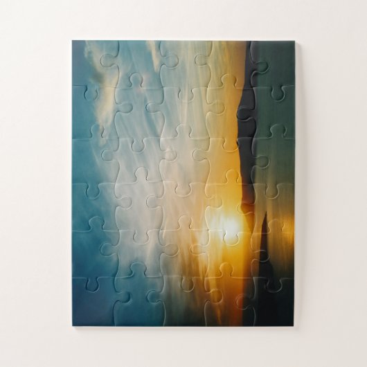 Santorini sunset, Greece 30-pc Legpuzzel (Verticaal)