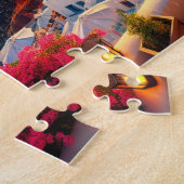 Santorini Sunset Greece Mediterranean Escape Gift Legpuzzel (Zijkant)