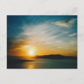 Santorini sunset, Griekenland Briefkaart (Voorkant)