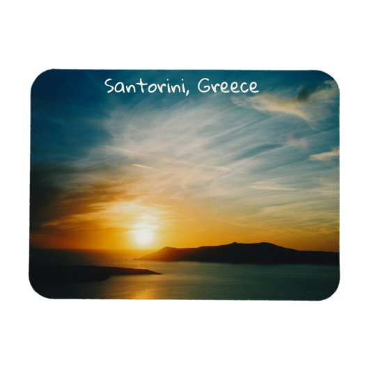 Santorini sunset, Griekenland Magneet (Horizontaal)