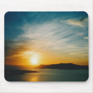 Santorini sunset, Griekenland Muismat