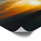 Santorini sunset, Griekenland Poster (Hoek)