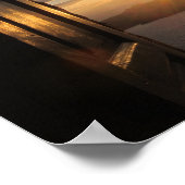 Santorini Sunset Poster (Hoek)