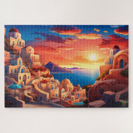 🌅Santorini Sunset Serenity Legpuzzel