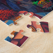 🌅Santorini Sunset Stroll Legpuzzel (Zijkant)