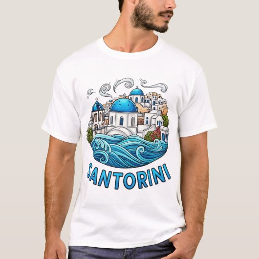 SANTORINI T-shirt (Voorkant)